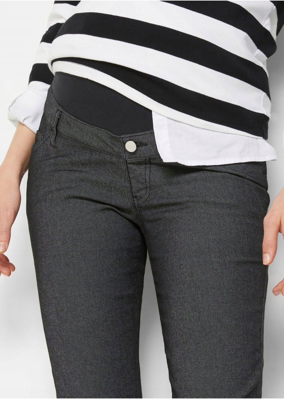 CIĄŻOWE CZARNE 40 1K4C18 BONPRIX SPODNIE