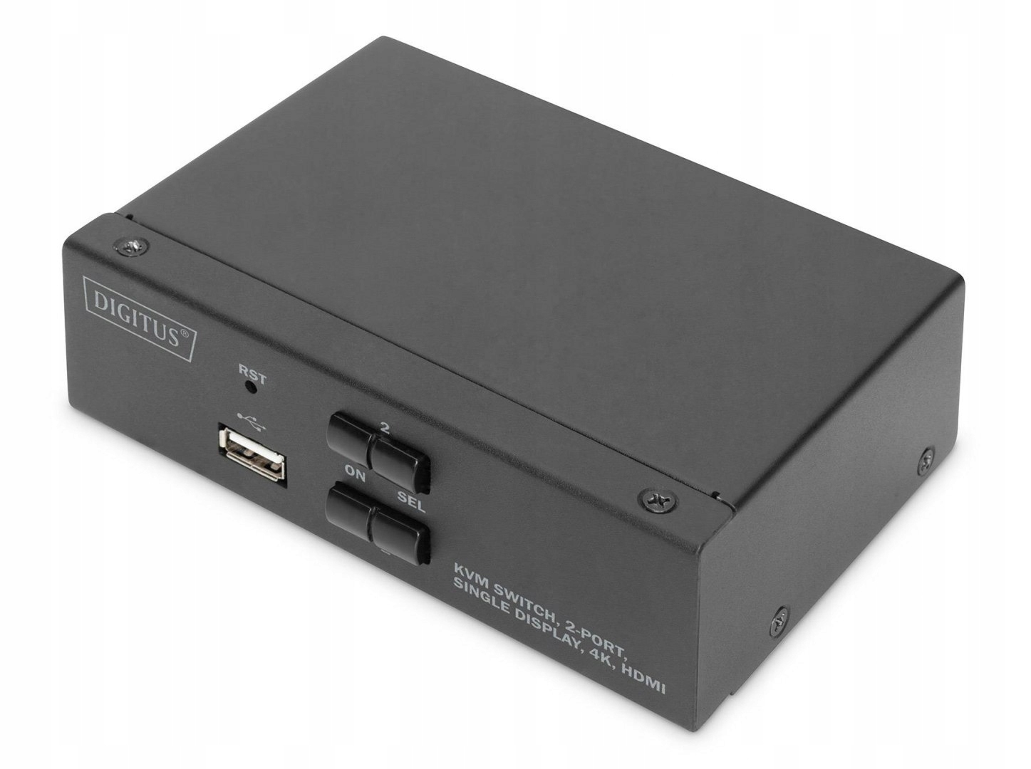 Przełącznik Kvm Digitus 2 portowy Hdmi, 4K 30Hz
