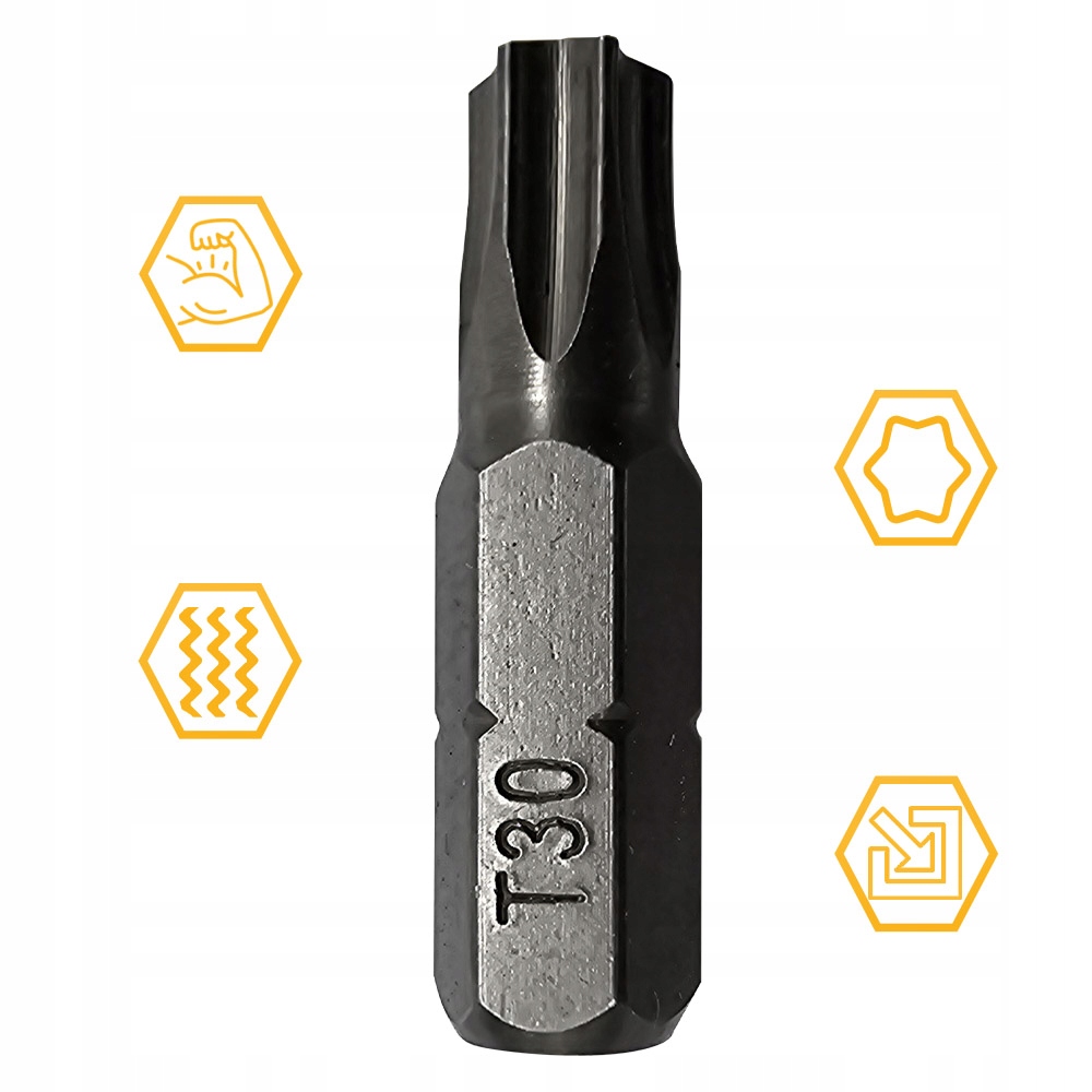 BIT KOŃCÓWKA DO WKRĘTAREK TX30 25mm GWIAZDKOWY TORX COBIT 1szt Marka inna