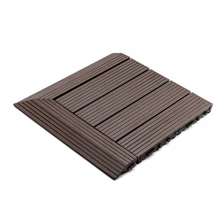 Podest Tarasowy Wykończenie narożne Lewe Brąz Gama kolorystyczna odcienie brązu