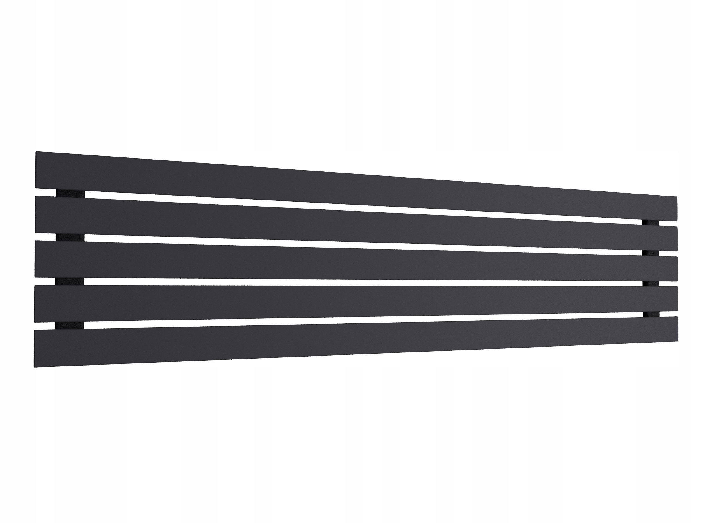 Dekoratívny horizontálny radiátor 37x140 Grafit