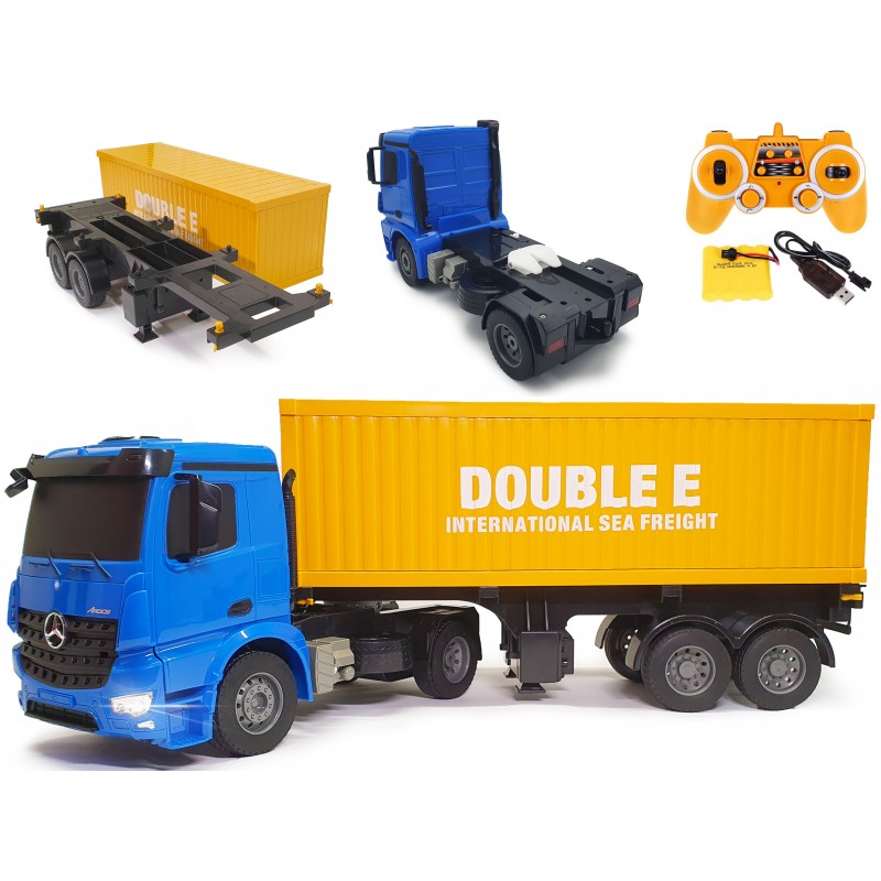 

Zdalnie Sterowany Mercedes Tir Na Pilota Naczepa