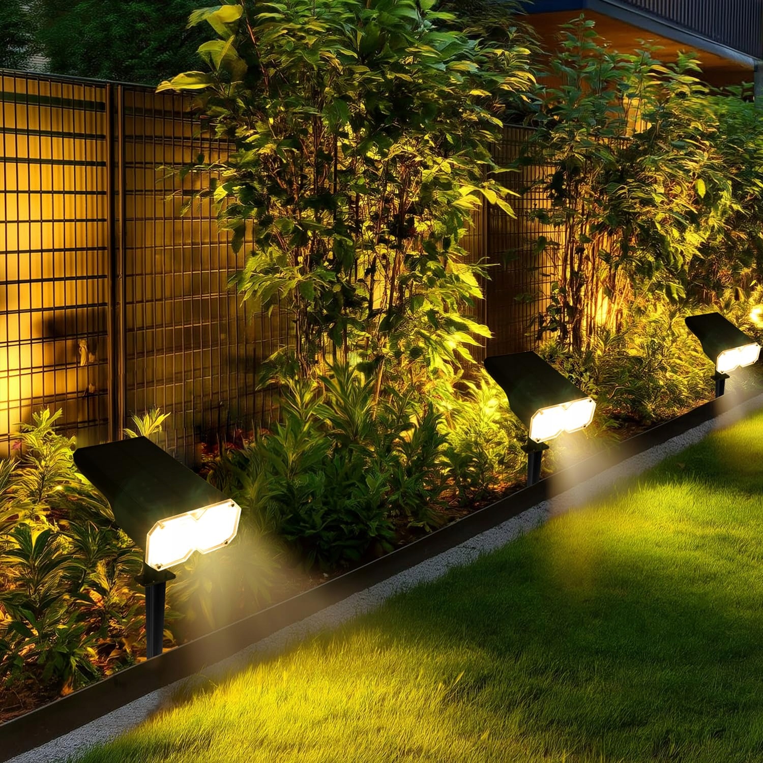 DA LIGHT Solarna Lampa Ogrodowa LED Zewnętrzna Dimmowalna IP65 Wodoodporna — miniatura 7