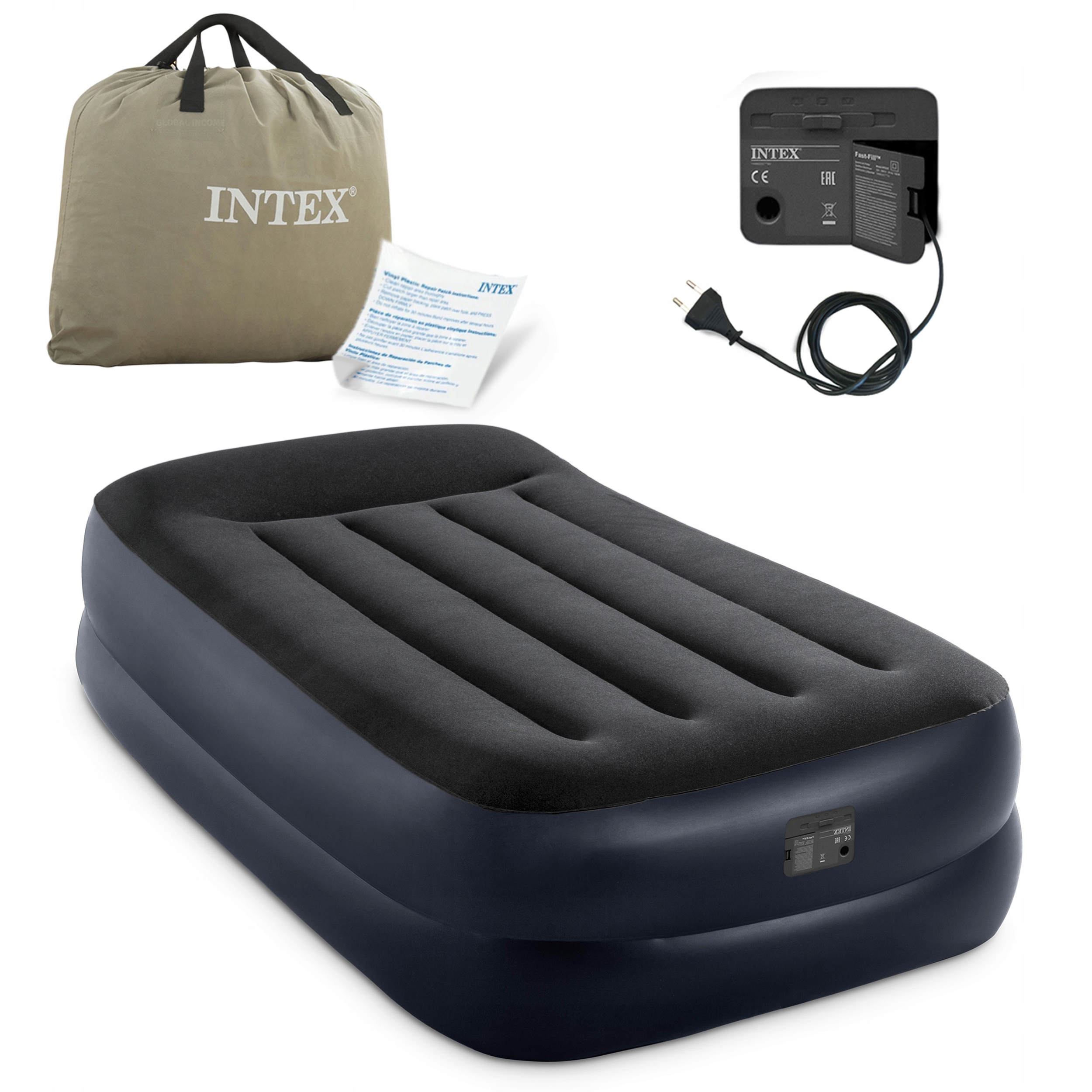 

Materac Dmuchany Welurowy Z Pompką Intex 64122