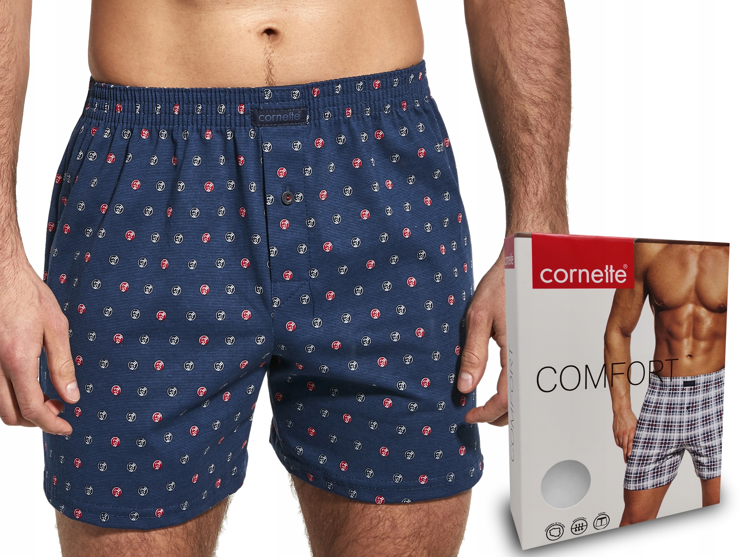 

bokserki Cornette Comfort cotton 002/195 krata 4XL