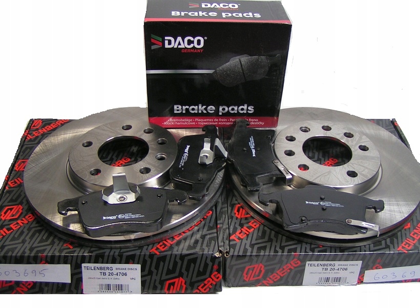 2x 603695 - ДИСКИ + КОЛОДКИ ПЕРЕДНИЕ ASTRA G H MERIVA A B ZAFIRA B