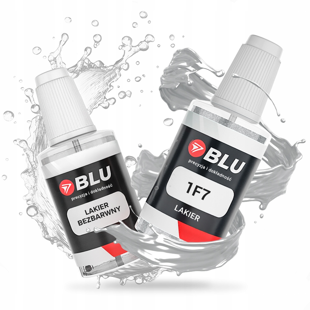 Lakier zaprawka samochodowa 1F7 Klar srebrny silver do Toyota 20ml Blu