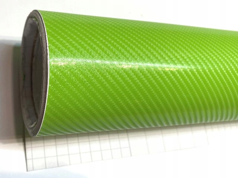 

folia Carbon 4D karbon Czarna Zielona niebieska