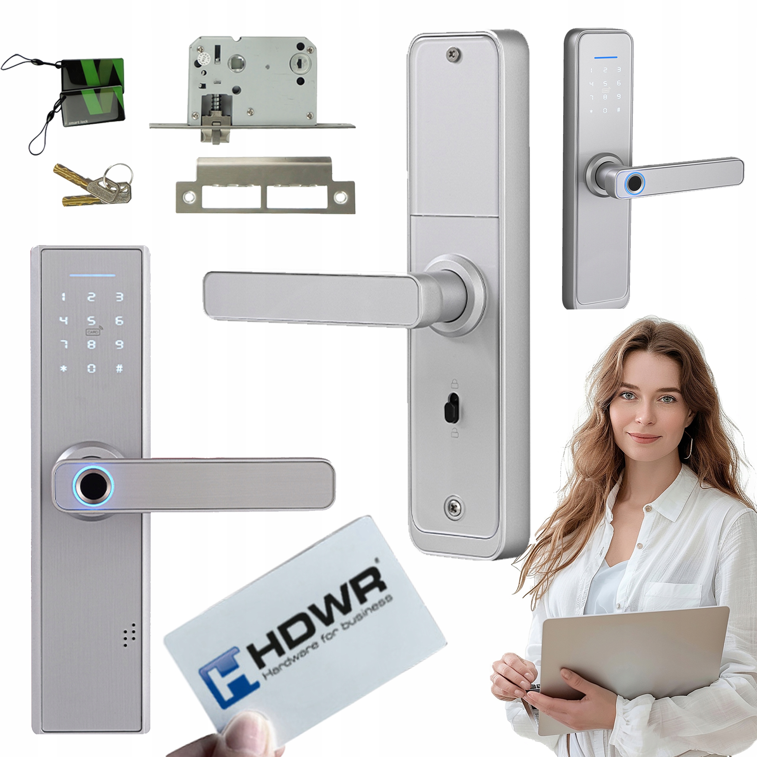 Elektronický Zámek S Řízením Přístupu Rfid Aplikace Tuya 13,56 MHz Pravá