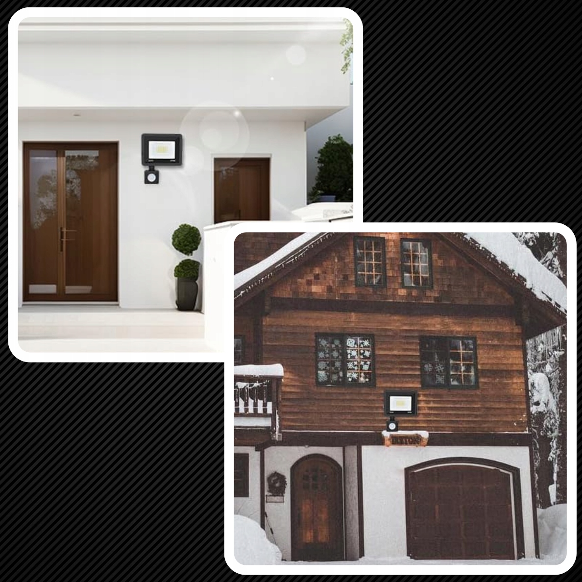 HALOGEN LED 30W REFLEKTOR ZEWNĘTRZNY CZUJNIK RUCHU ZMIERZCHU NAŚWIETLACZ Długość (cm) 16.5