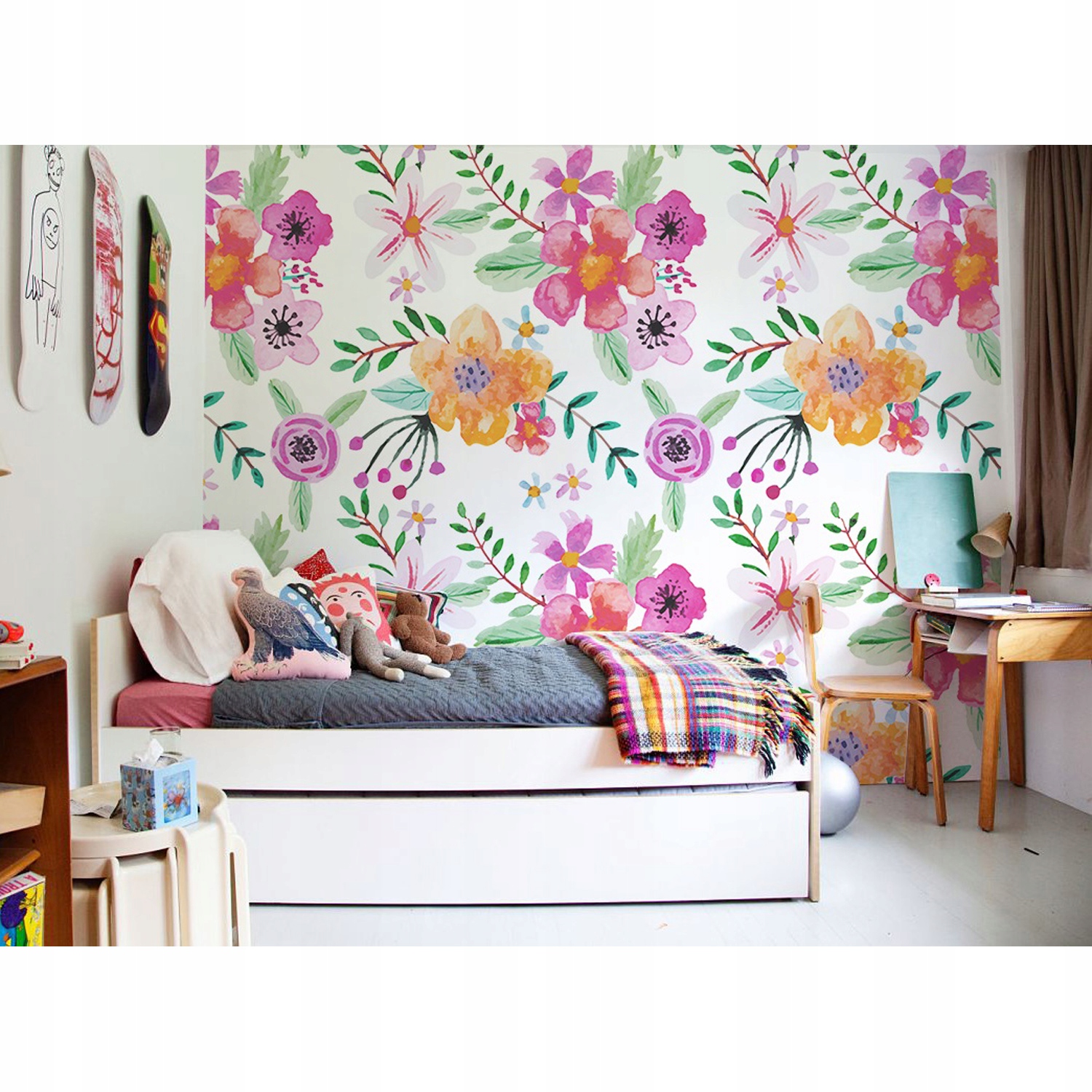 

Flizelina tapeta ścienna Kwiatowy wzór 152x104 cm