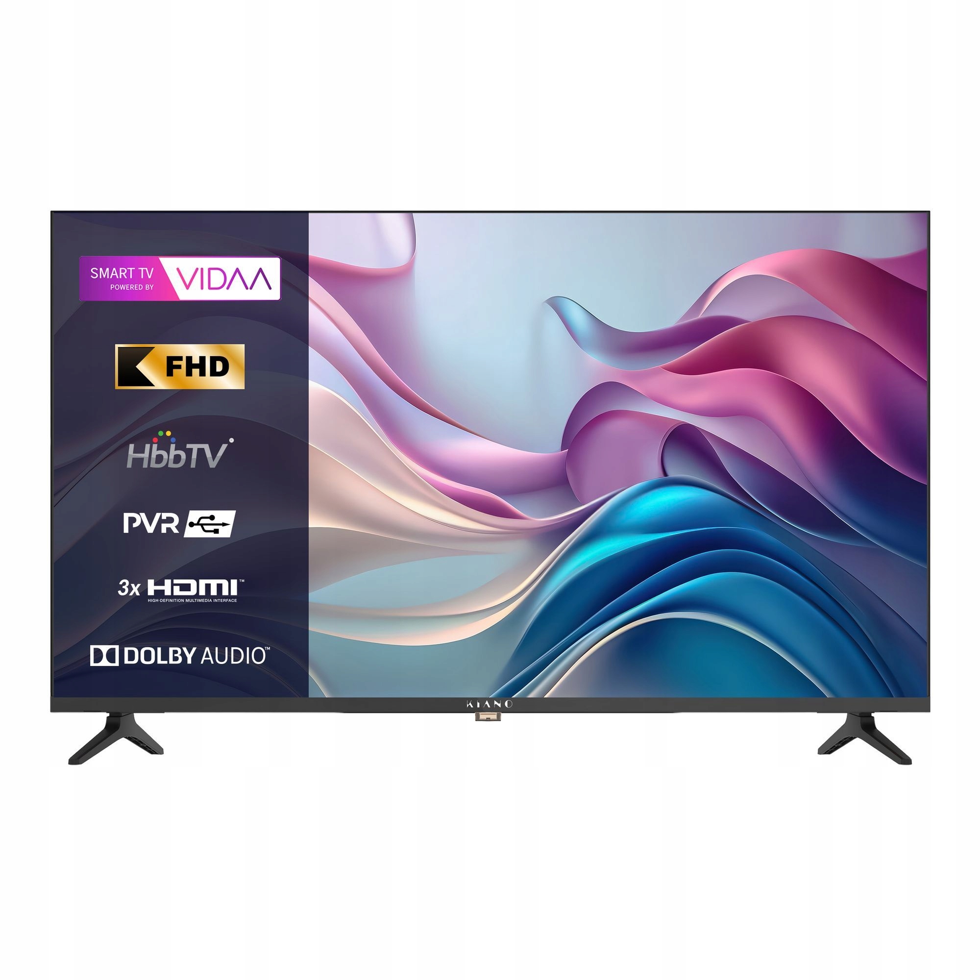 Telewizor D-led Kiano Elegance 40" Hd czarny