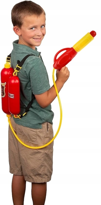 PISTOLET NA WODĘ Z PLECAKIEM PLECAK ZBIORNIK SIKAWKA GAŚNICA Z POMPKĄ Wiek dziecka 3 lata +