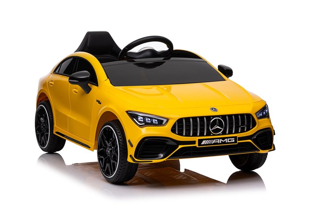 Auto Na Akumulator Mercedes Cla 45s Amg Żółty 4x4
