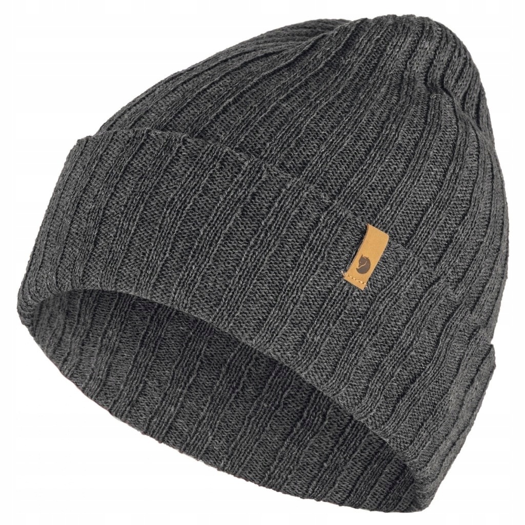 Fjällräven čepice beanie šedá velikost univerzální