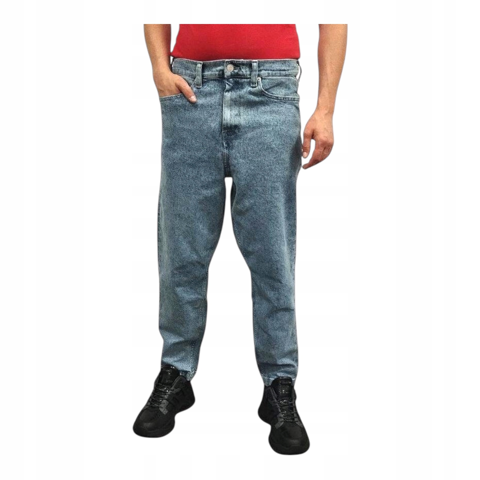 Pánské džíny Tommy Jeans DM0DM13703 Bax Loose Tapered Modré 30/30