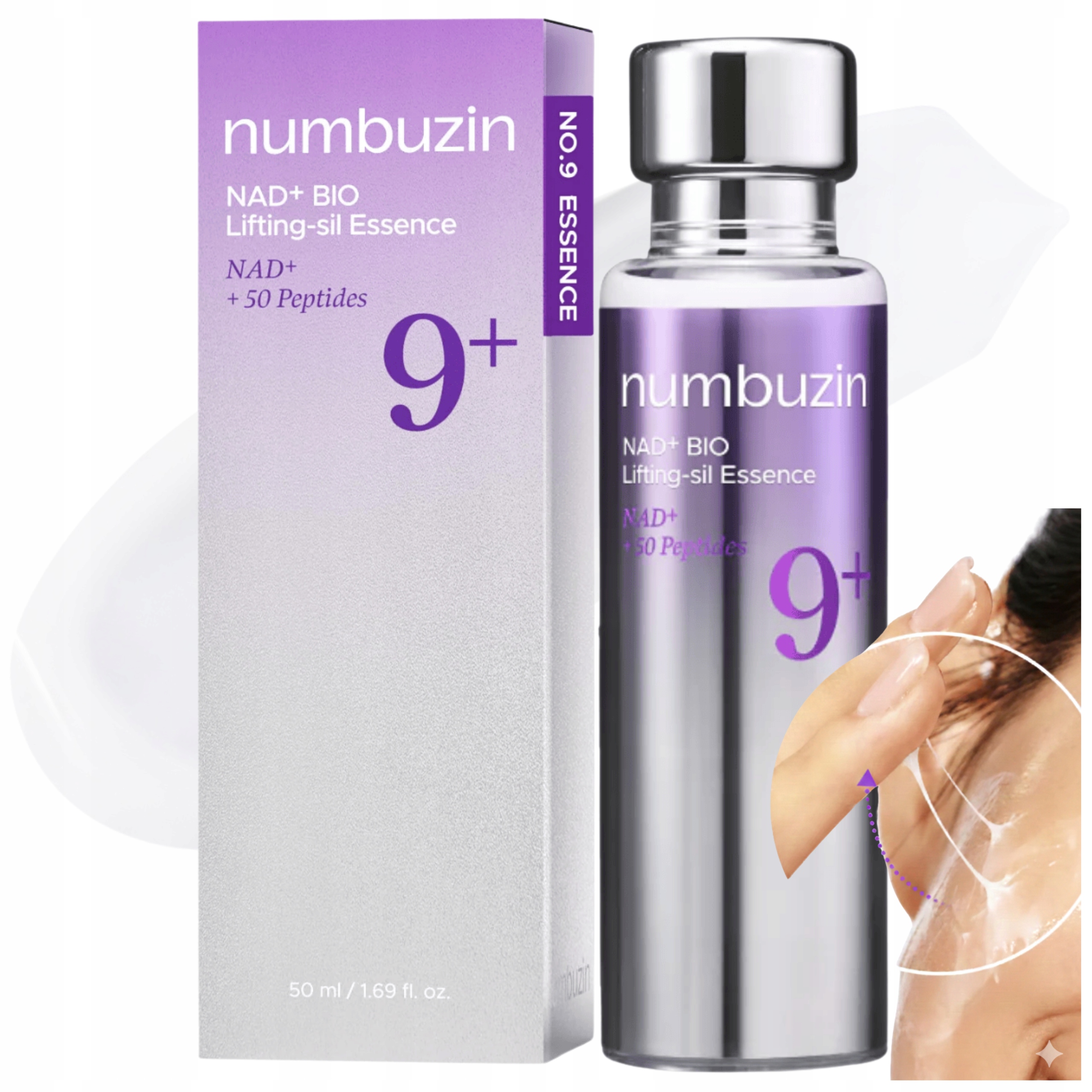 Liftingová esence na obličej Numbuzin No.9 Nad Bio Lifting 50 ml Originální