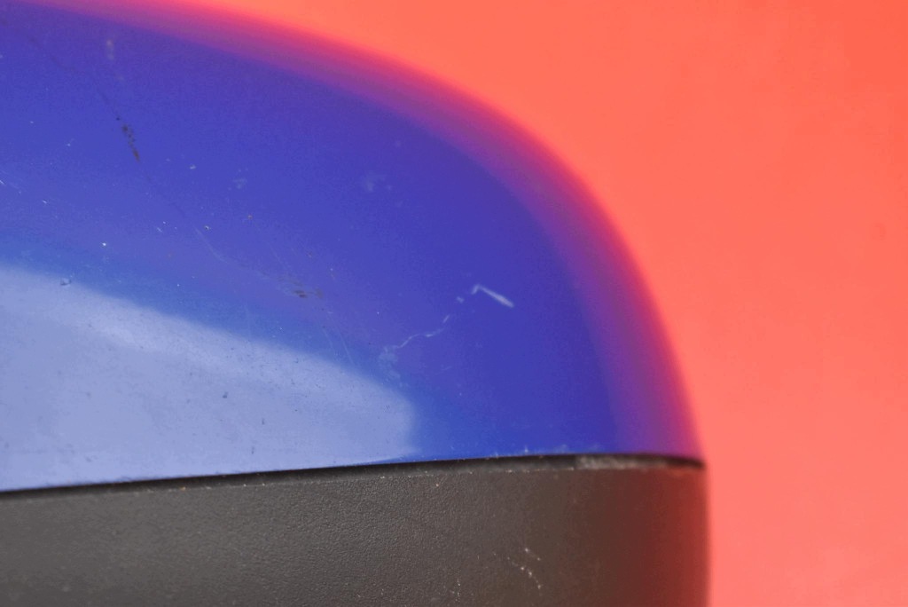 mirror left blue EU 034368 SKODA ROOMSTER 06-10 5 PIN