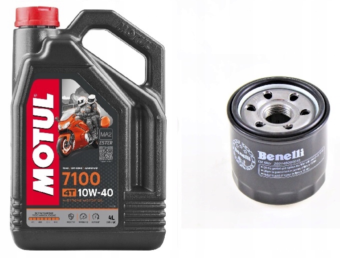 OLEJ MOTUL 7100 + FILTR OEM BENELLI TRK 502 X