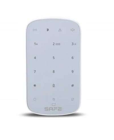 Safe Keypad Plus, biela Bezdrôtová dotyková podsvietená klávesnica