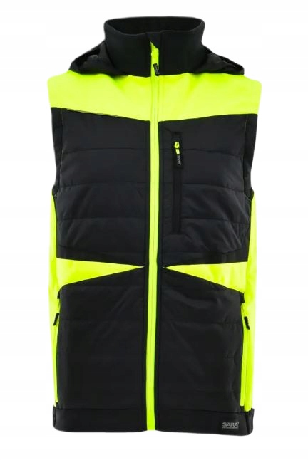 Kamizelka ochronna hybrydowa ocieplana z kapturem Comfort Plus Sara r. XL