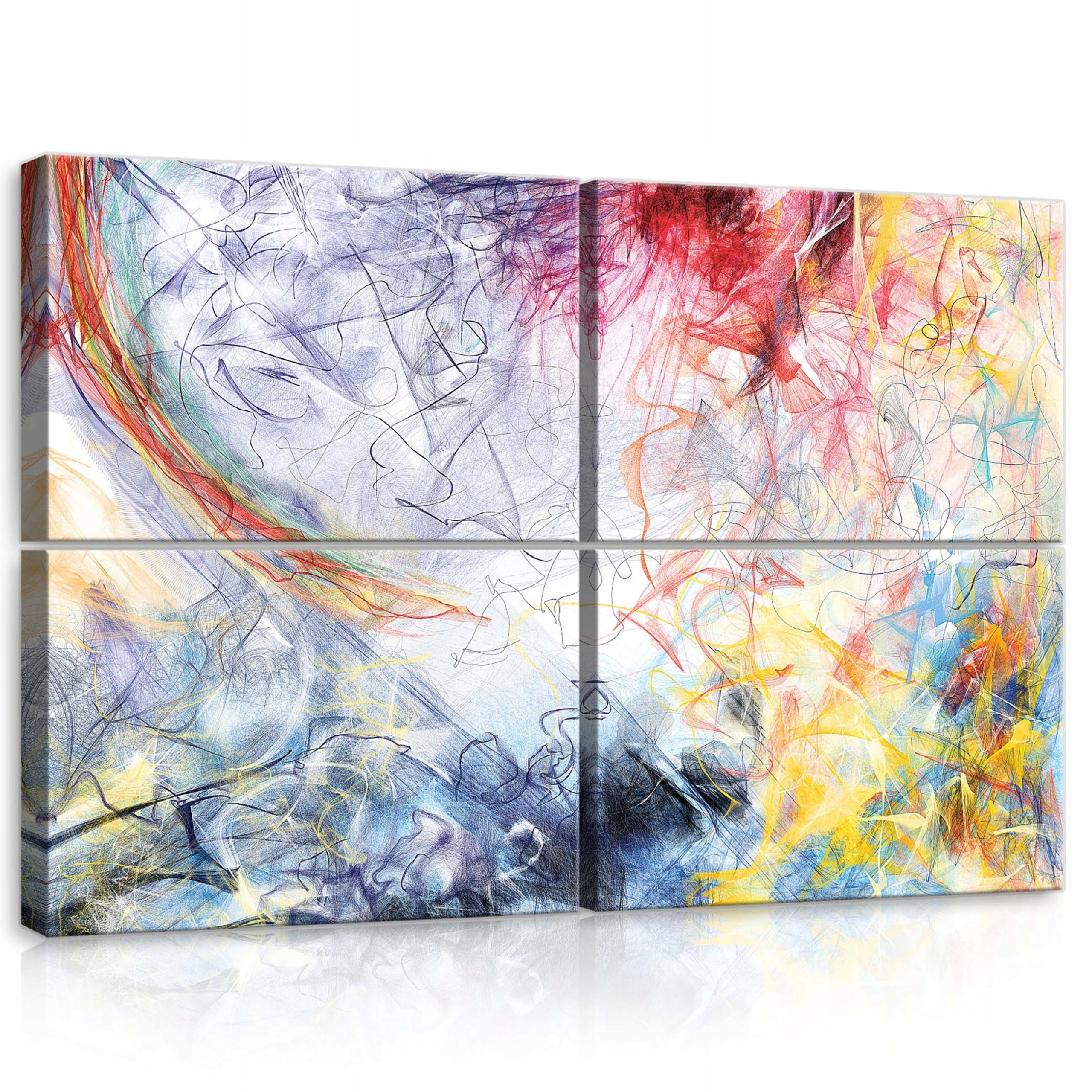 Obraz 120x80 Abstrakt dynamika energia farba expresia pohyb umenie