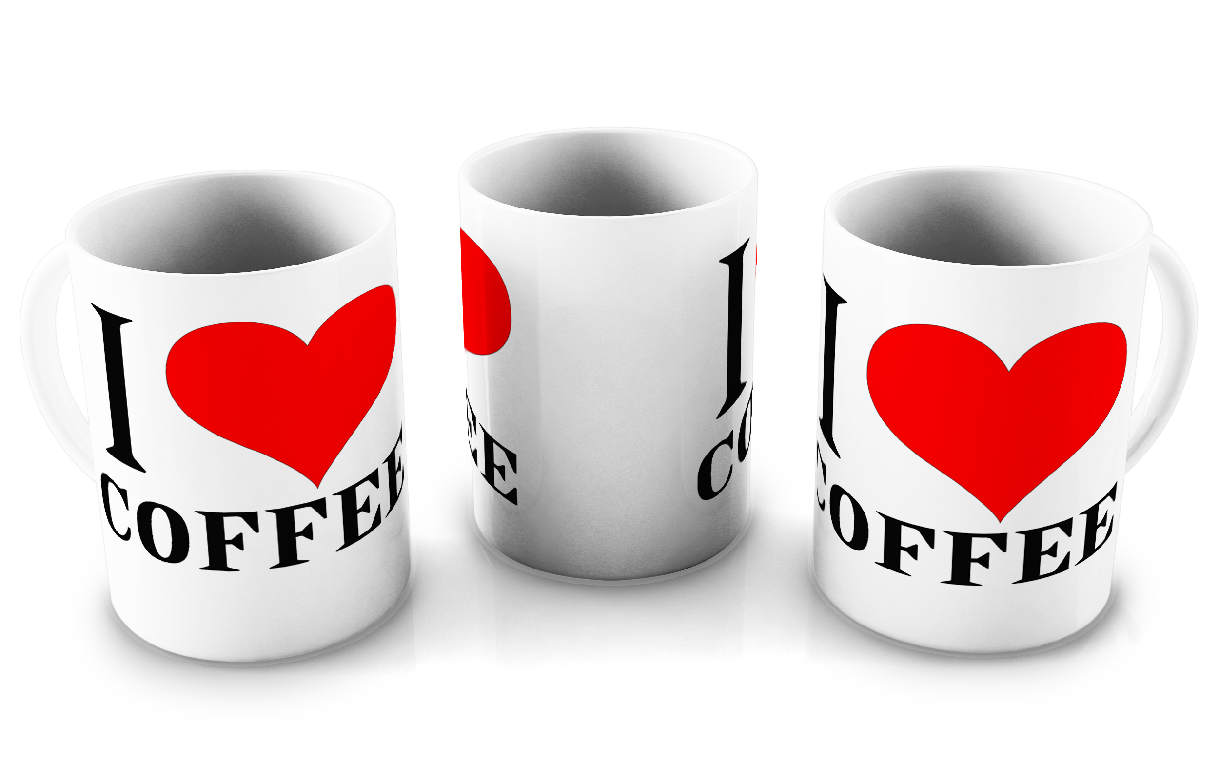 

Kubek 300ml Funny v5 I Love Coffee Fan Kawy