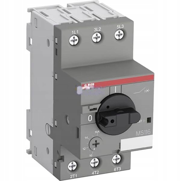 Abb motorový startér MS116-10 3P 6,3-10 A 1SAM250000R1010