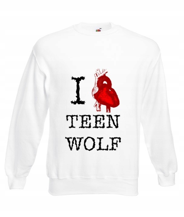 

Bluza Oversize Wzory Teen Wolf Wilkołak Wilk
