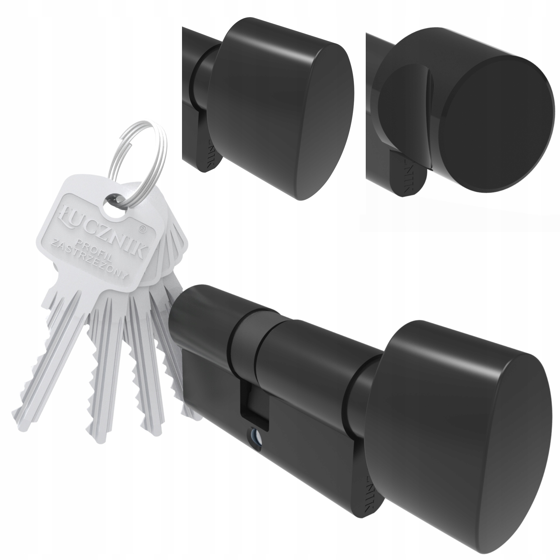 Vložka Do Zámku Dveří S Bubínkovým Knoflíkem 35/40 Patentová atestovaná 35x40