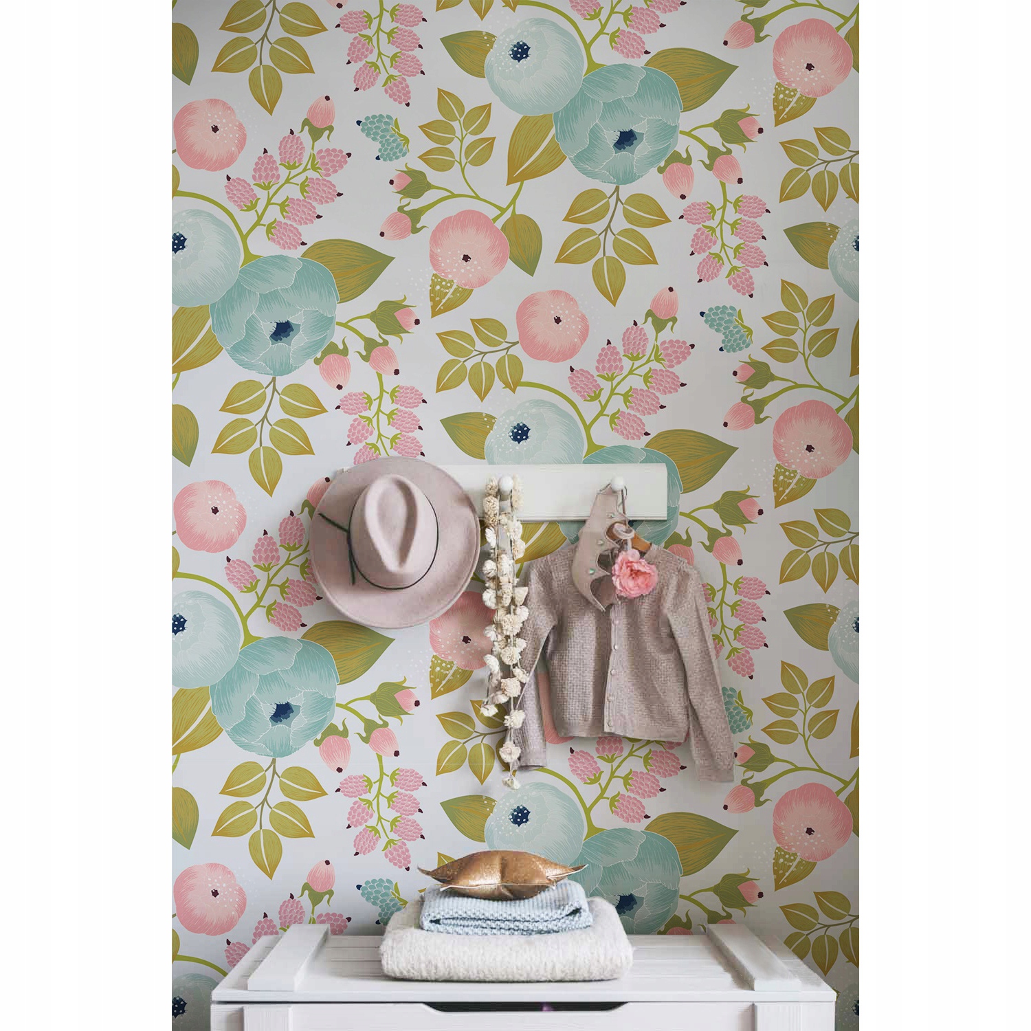 

Fototapeta Wiosenna akwarela kwiatowa 250x250 cm