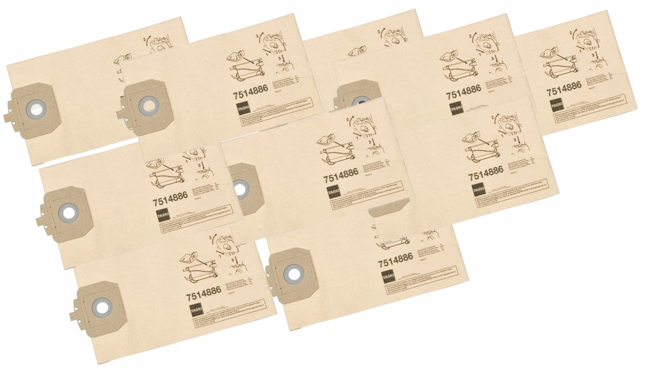 Papírové sáčky pro Vento 8 Baby Bora 10 ks