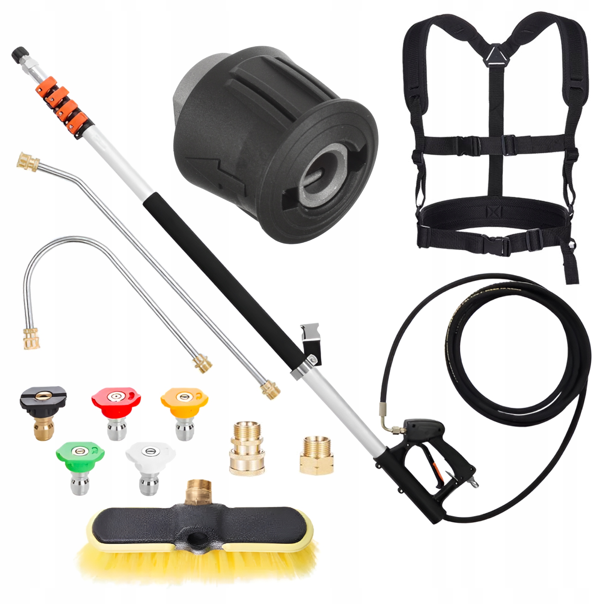 Lanca teleskopowa 5,5m dysze szczotka pas do myjki ciśnieniowej Lavor