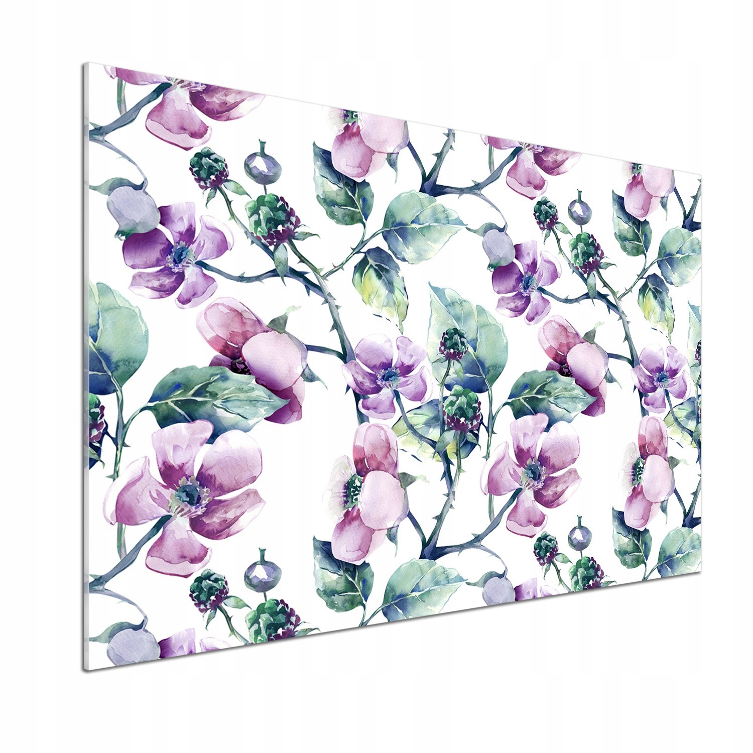Panel do kuchyne Kvety ostružiny 100 x 70 cm Lepidlo