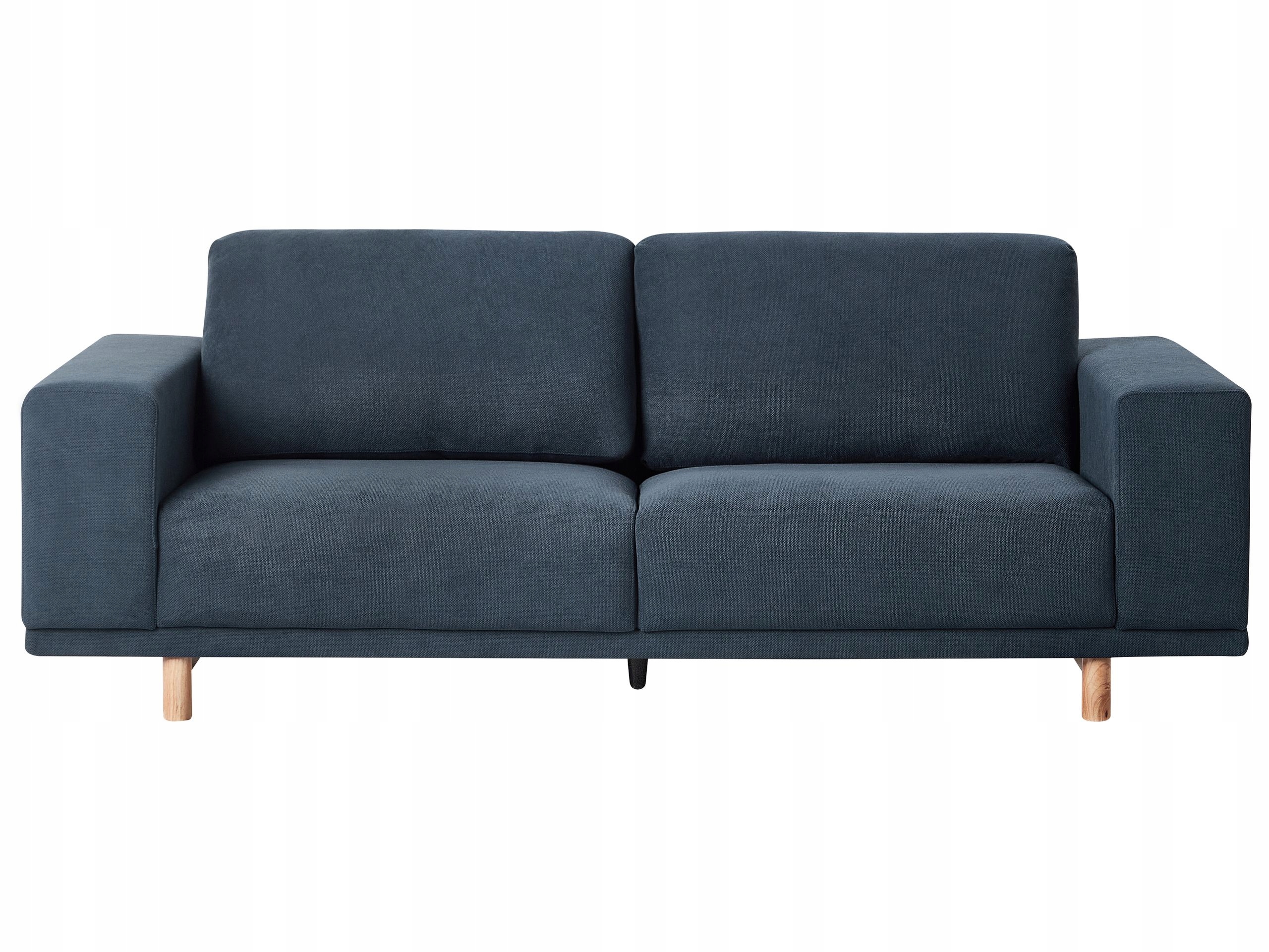 Sofa kanapa tapczan niebieska 3-osobowa retro