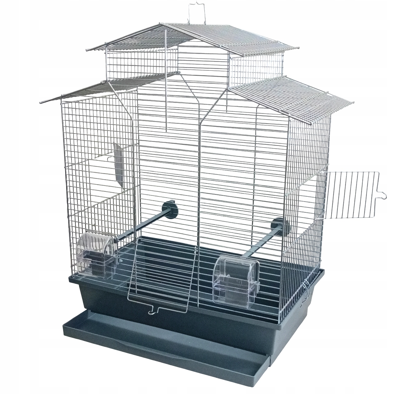 Levně Klec pro papoušky, ptáky, zebřičky, korely – Velmi Velká, Vysoká, Pozink Příslušenství