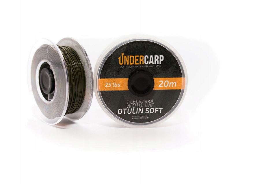 Undercarp Plecionka w Otulinie Otulin Soft 20m 25lbs Zielona