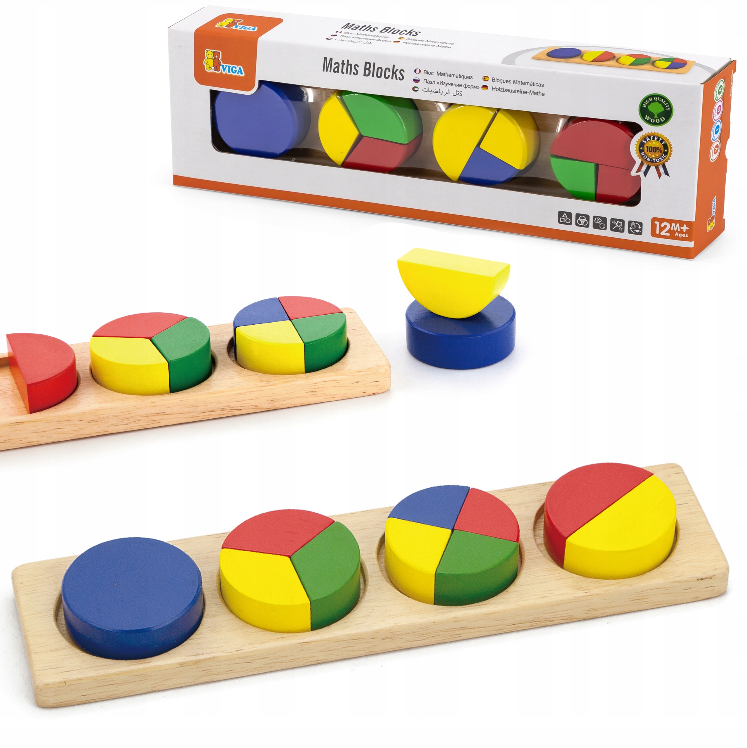 

Viga Drewniana Układanka Klocki Edu Matematyka 11