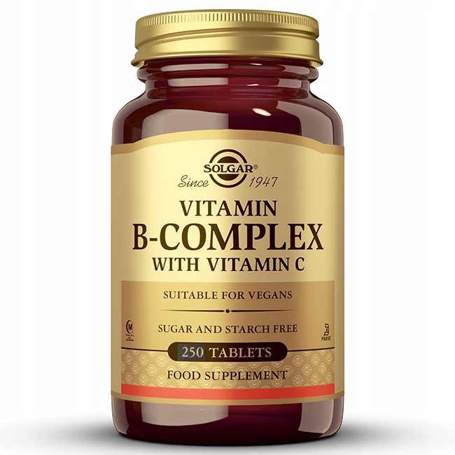 SOLGAR B-Complex with Vitamin C Stress Formula (250 tabl.)