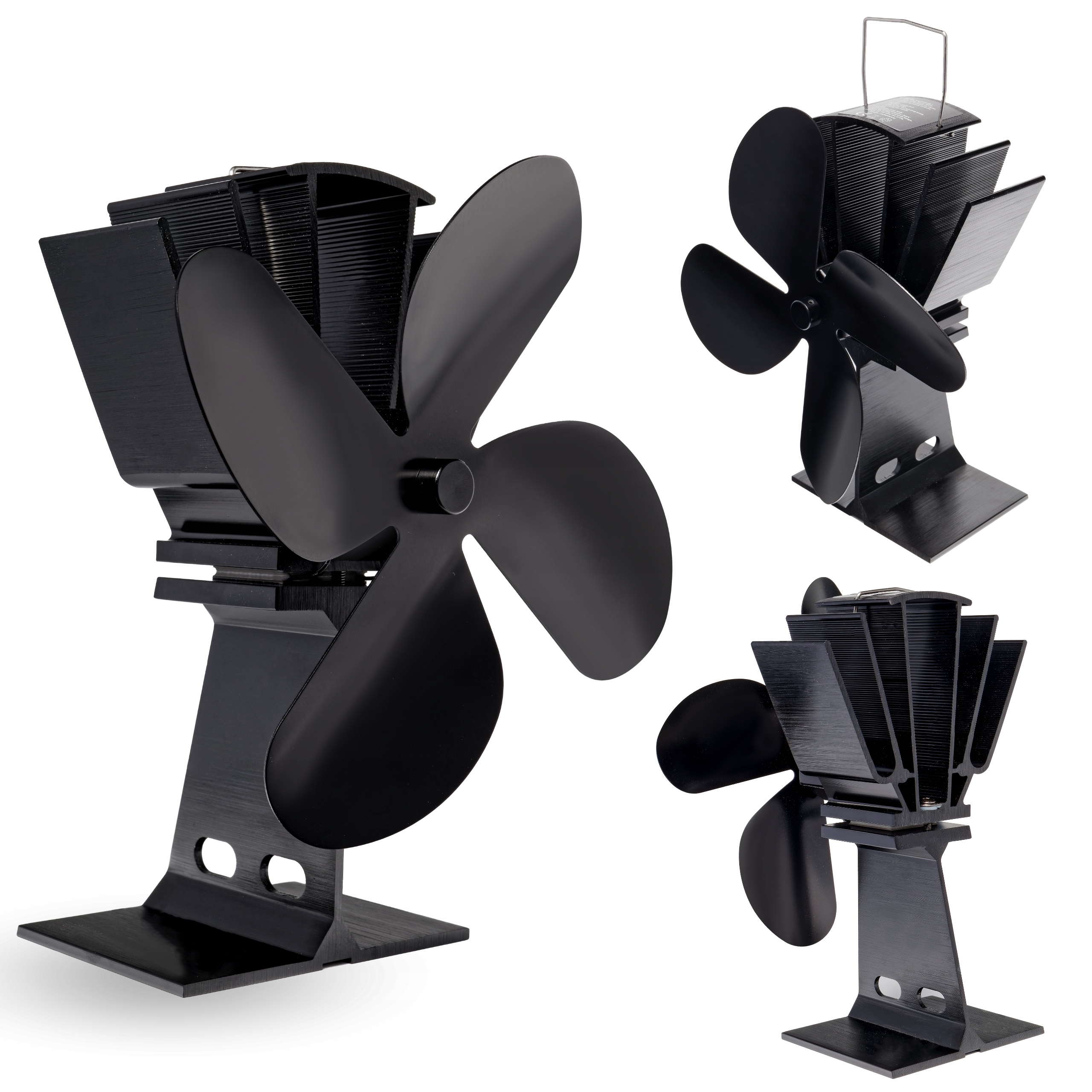 WENTYLATOR KOMINKOWY TERMOELEKTRYCZNY WIATRAK ZASILANY CIEPŁEM TURBINA Wydatek powietrza 0 m³/h