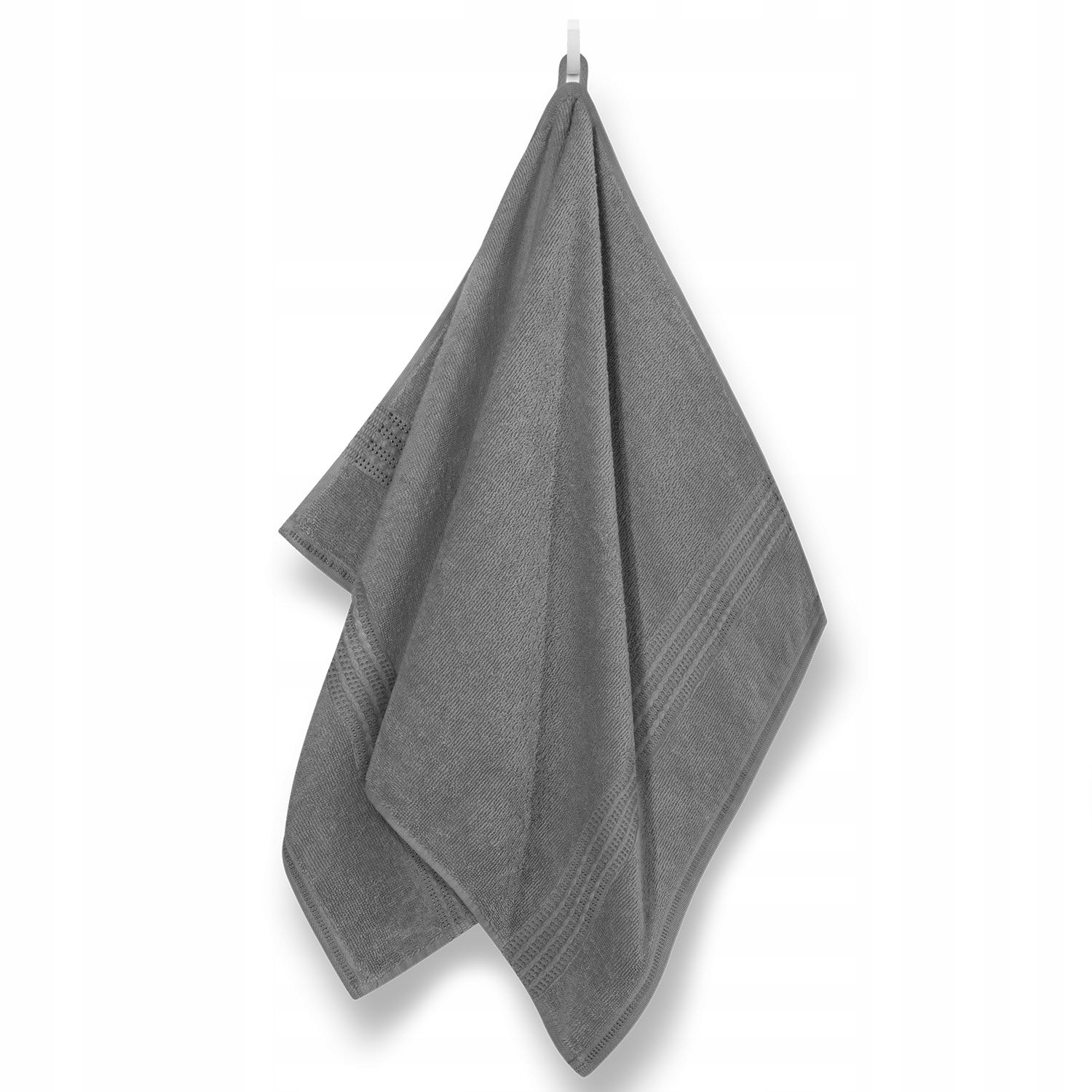 

Grafitowy Ręcznik Frotte 70X140 Amie 450 gsm