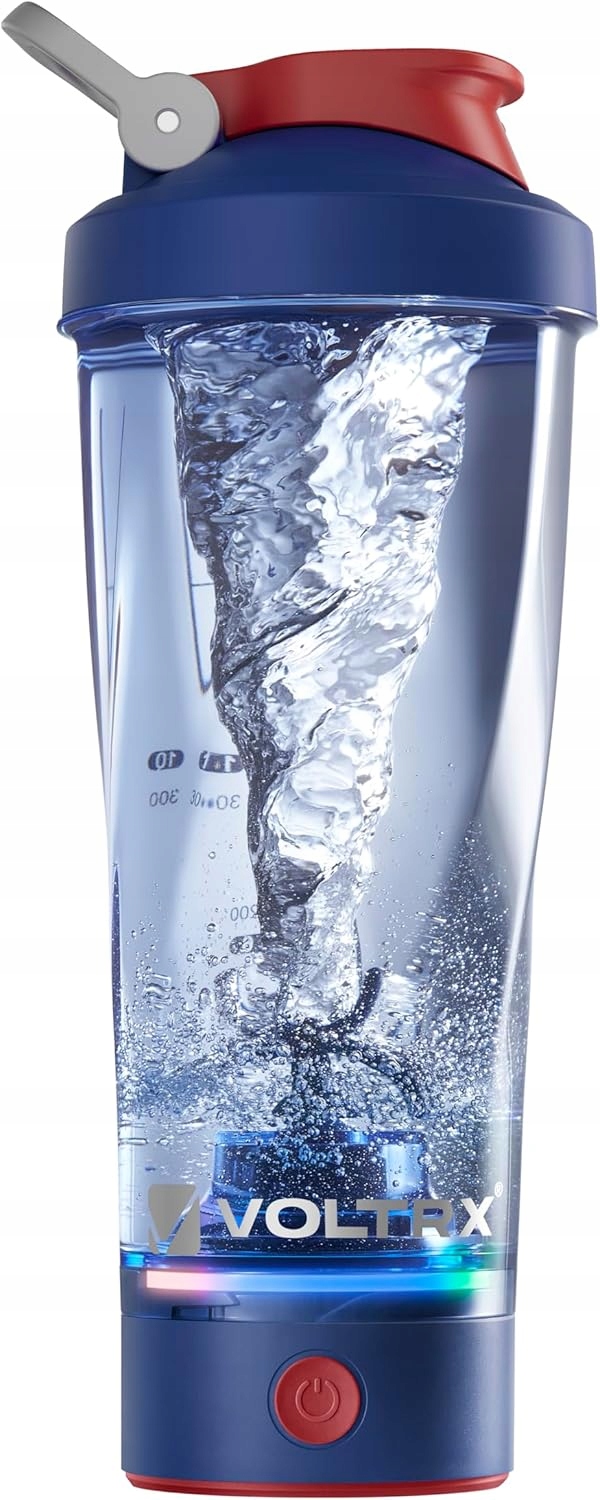 Elektrický Šejkr Na Bílkoviny 600 ML Usb C Proteinový Mixér Voděodolný Led