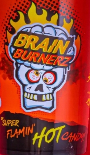 Brain Hot Pikantne Cukierki Halloween Ostre z proszkiem