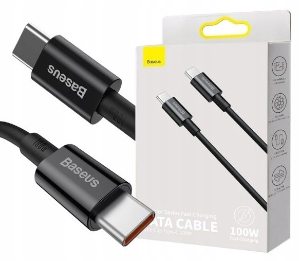 

Baseus Kabel Usb-c Type-c 100W Pd Quick Charge 5A