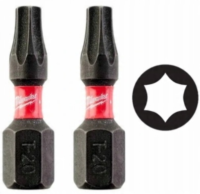 

Bit Udarowy Torx TX20 25mm 2szt. Milwaukee 4932430