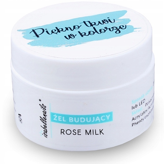 

Żel Budujący Rose Milk 15ml Uv Led IsabelleNails