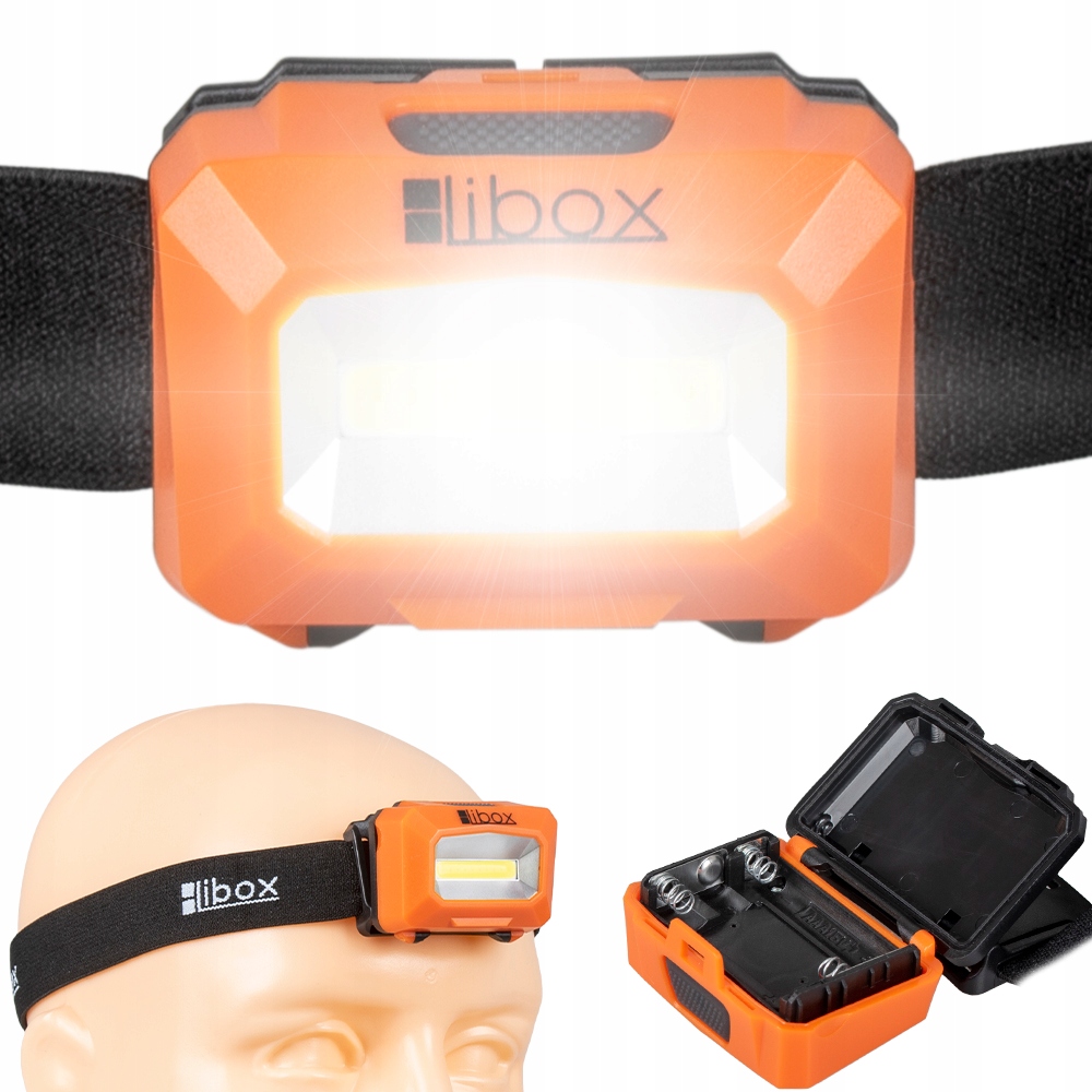 LATARKA CZOŁOWA COB 3W CZOŁÓWKA LED LAMPKA LEDOWA