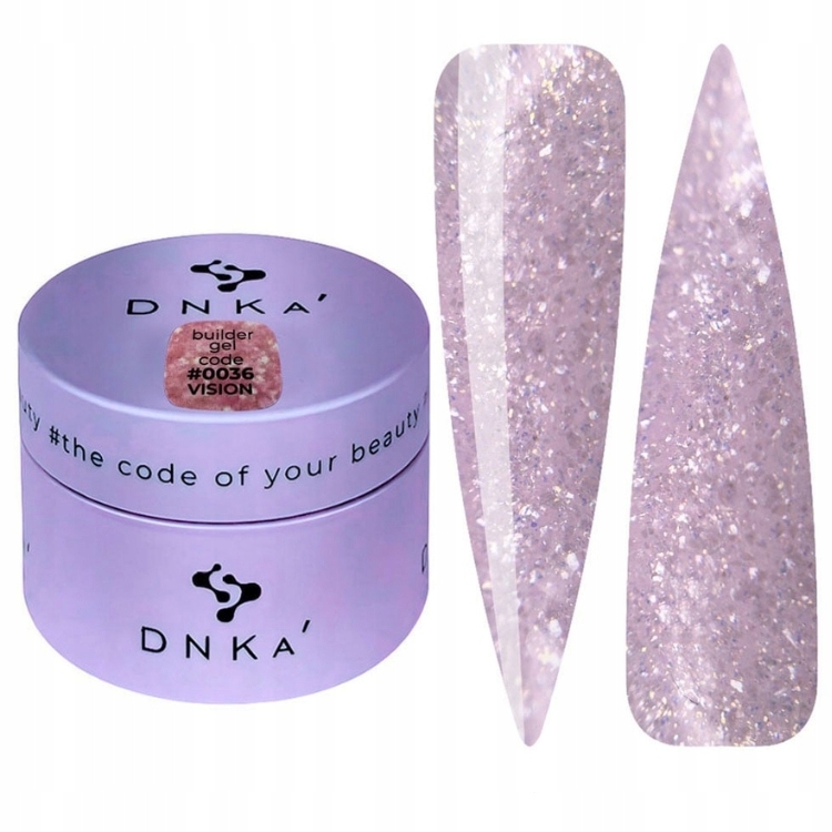 Dnka Builder Gel Stavební Gel Na Nehty Vision #0036 Nové Složení 30 ML