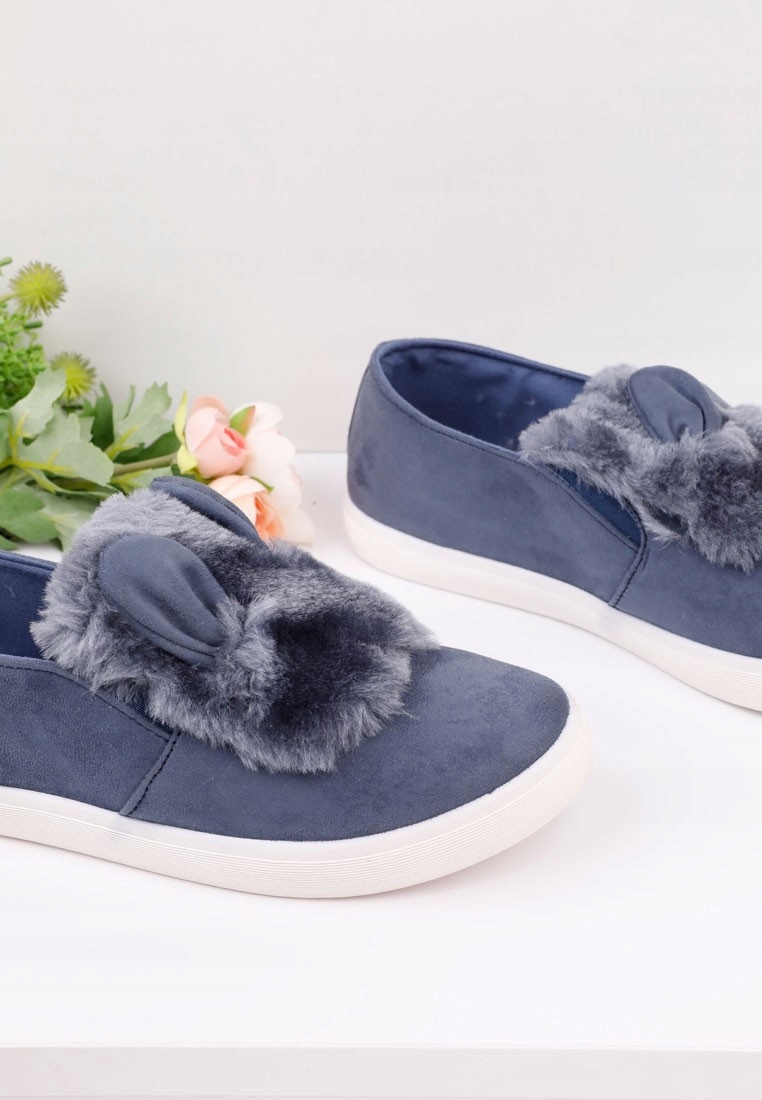 Slip on niebieskie 3 Ewald 38 Niebieski Rozmiar 38