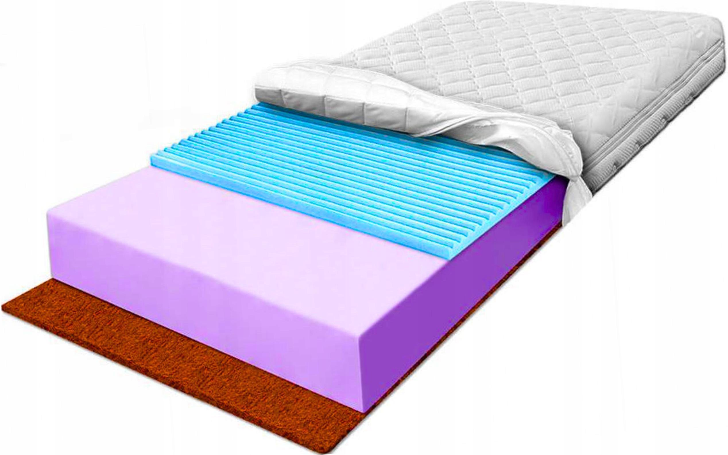 Penový matrac 150 x 160 cm, masážny, antialergický kokos 25 cm s kokosom H4